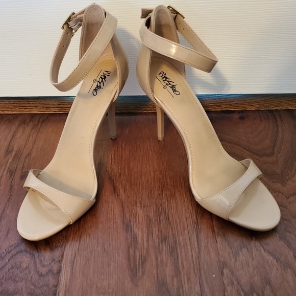Mossimo Supply Co. Shoes - Mossimo Nude Strappy Heels